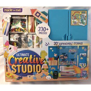 Made By Me Ultimate Creative Studio Set 20" 330+ Pc Kids Arts Crafts Storage New
